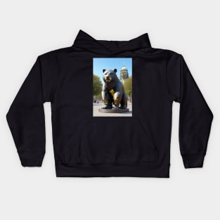 Bear Statue Kids Hoodie